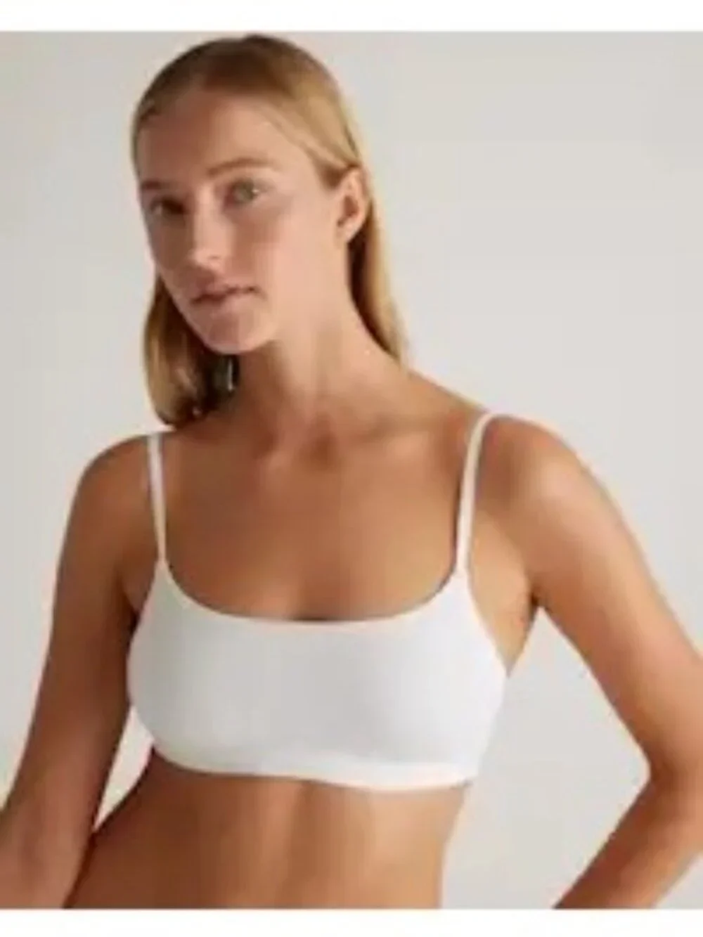 Quince Organic Cotton Scoop Bralette (2-pack) Size M